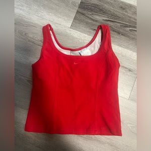 Nike red top made in usa